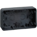 LK Opus 74 underlag 1½ modul vandret - antracit