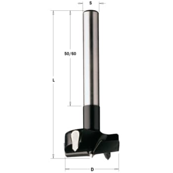 Kunstbor HM 20mm 10mm skaft