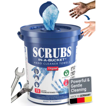 RENSESERVIET SCRUBS HEAVY-DUTY 72 PCE