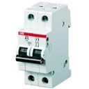 ABB automatsikring 1P+N 16A C 6kA 2M