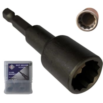 1/4" boltbits, 12-kant, uden magnet, 11 mm, stk.
