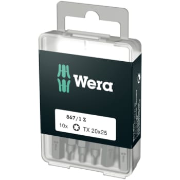 Wera bits TX 20, 25 mm, 867/1 Z DIY, 10 stk.
