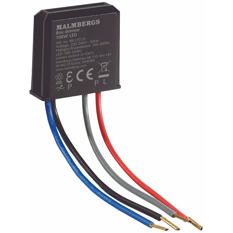 Dåsedæmper uden nul, 5-100W LED