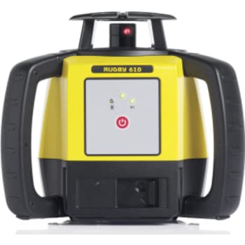 Leica Rugby 610 rotationslaser Alkaline, med Rod Eye 120 modtager