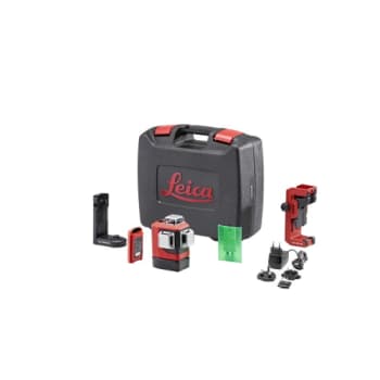 Leica Lino L6G 3x360° grøn streglaser med vægbeslag