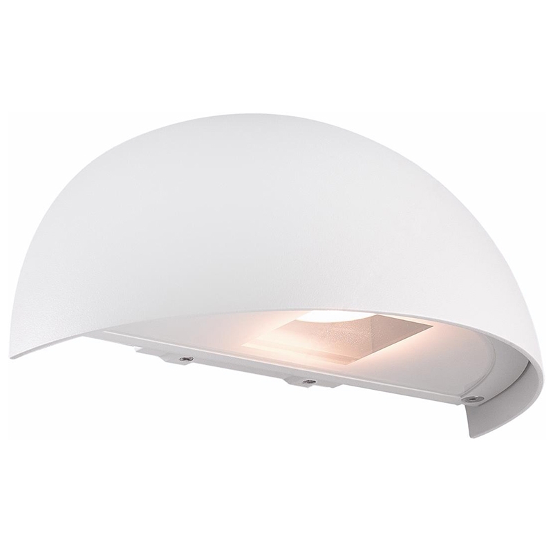 Udendørs væglampe m. GU10 fatning BODA - hvid