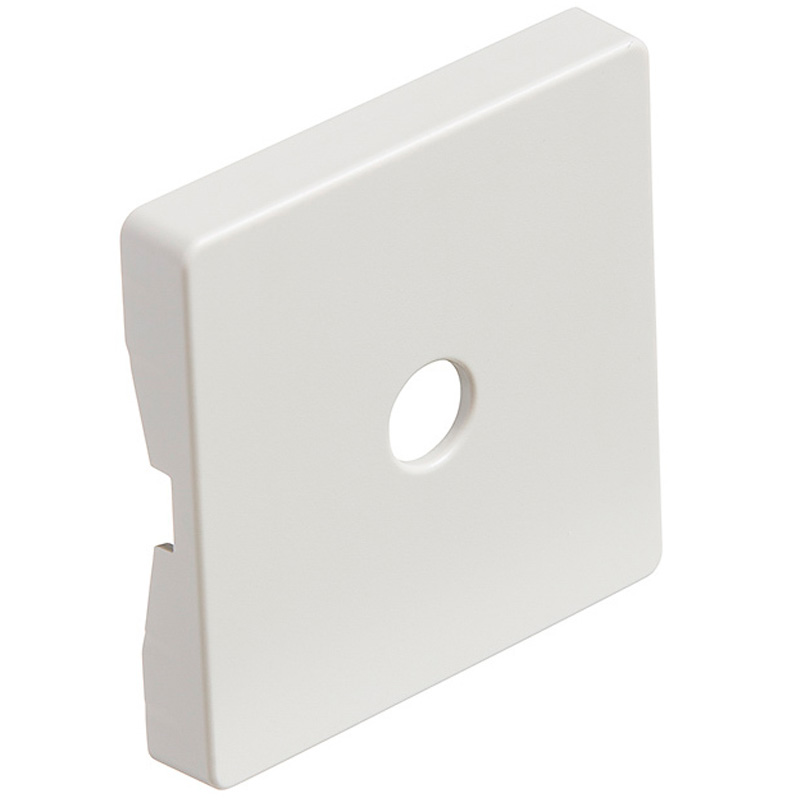 LK Fuga afdækning til lampeudtag 50x50, ny model - lysegrå