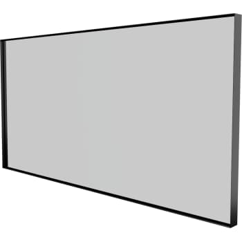 Sanibell Basicline spejl 120x60cm, mat sort aluramme
