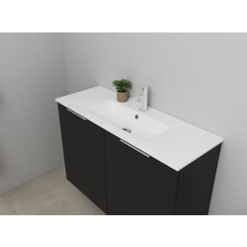 Sanibell Online usamlet møbelsæt 101x36cm matsort med 2 låger