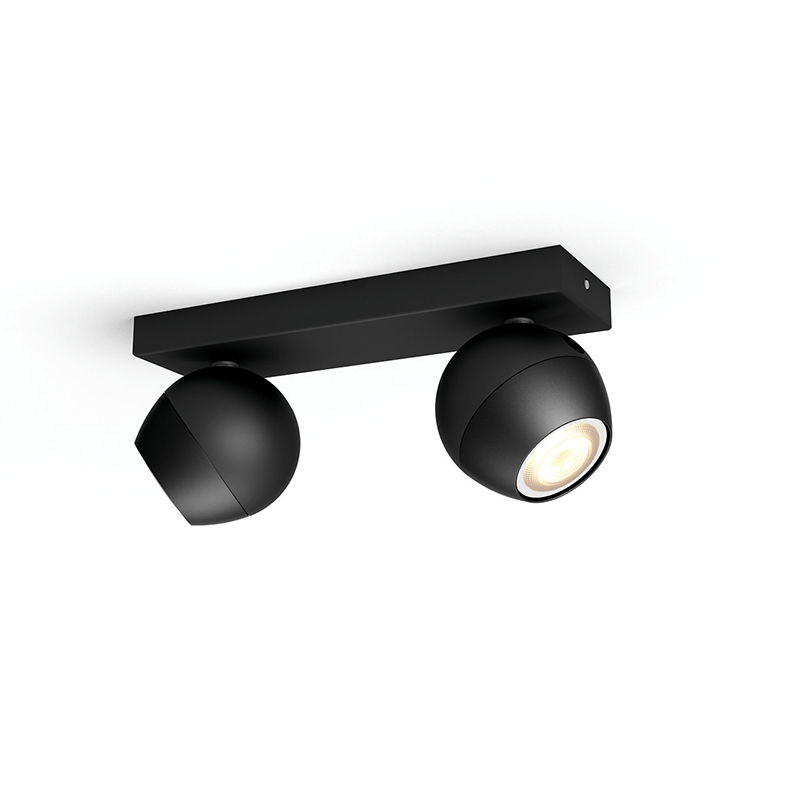 Philips Hue Buckram spot - Sort