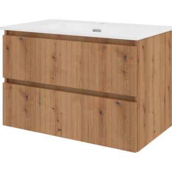 Proline møbelsæt 81x46cm urban eg med 2 softclose skuffer