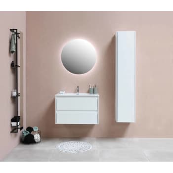 Sanibell Proline højskab 169x35x35cm hvid højglans