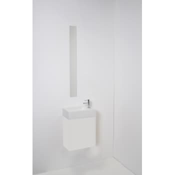 Sanibell Proline håndvask 40x23x10cm med hanehul til højre