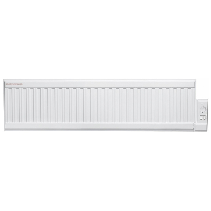 Oliefyldt radiator m. Konvektor 1380x300mm. 800W, 230V