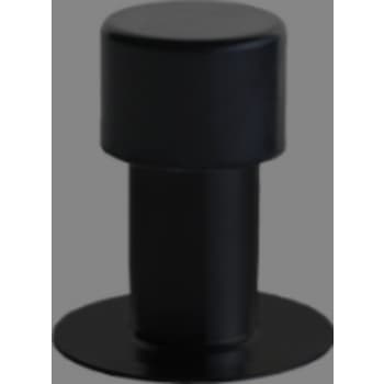 dørstop i sort pvd, ø 22 mm, højde 85 mm