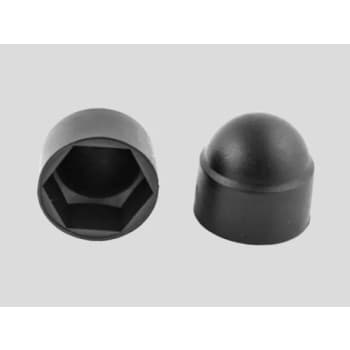 Møtrikbeskytter plast m 8 sort