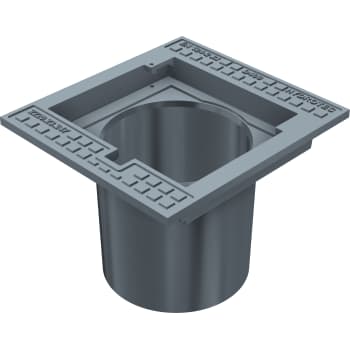 Duco 280 x 320 mm rendestenskarm, flydende, 4-flanget, SG SORT