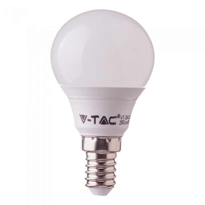 4,5W (40W) LED pære E14, 4000K