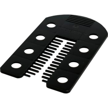 Fixbrik afstandsbrik, 75x45x2mm, sort, 300stk.