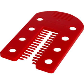 Fixbrik afstandsbrik, 75x45x3mm, rød, 300stk.