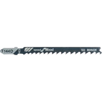 Bosch stiksavklinge T 144 D til træ, 100 mm, 5 stk.