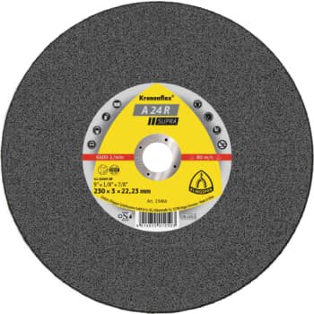 Klingspor skæreskive A 24 R Supra, til stål, 230 x 2,5 mm, Lige