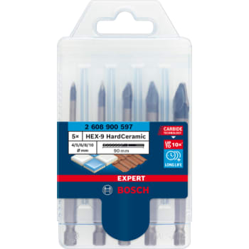 Bosch borsæt HEX HardCeramic 4-10 mm, 5 stk.
