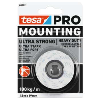 tesa monteringstape 66792 PRO 100 kg, 19 mm x 1,5 m