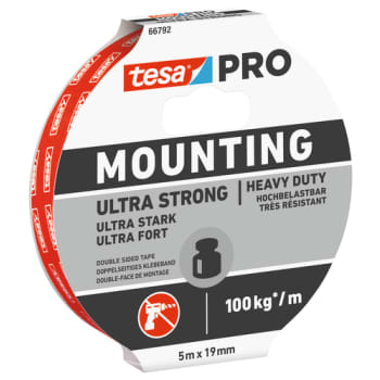 MONTERINGSTAPE PRO 66792 100KG 5MX19MM