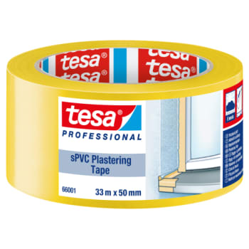 tesa afdækningstape 66001 50 mm x 33 m, gul