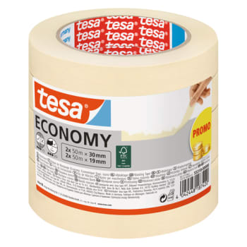 tesa afdækningstape sampak 2 stk. af 30 mm x 50 m + 19 mm x 50 m