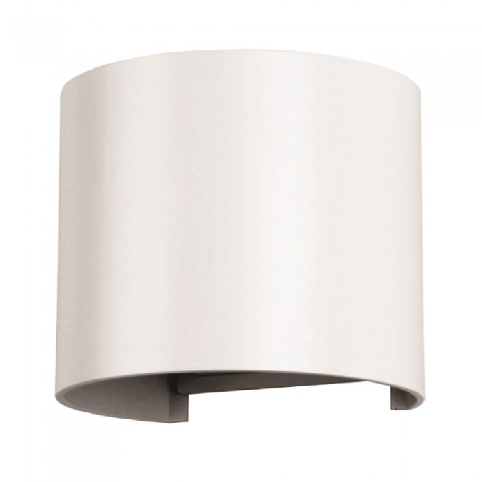6W LED hvid væglampe rund, justerbar spredning.