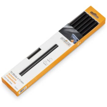 LIMSTIFT Ø 11 MM SORT 10 STK (250 G)