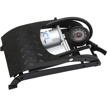 PCL fodpumpe med 2 cylindre og manometer