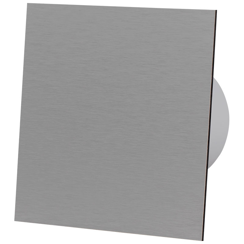 dRim ventilator m. kugleleje og timer børstet front