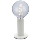Elegance Deco bordlampe hvid ekskl. lyskilde