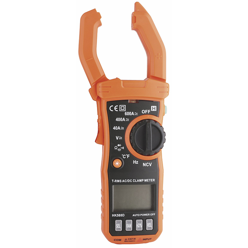 Digital Tangamperemeter, CAT III 600V TRUE RMS