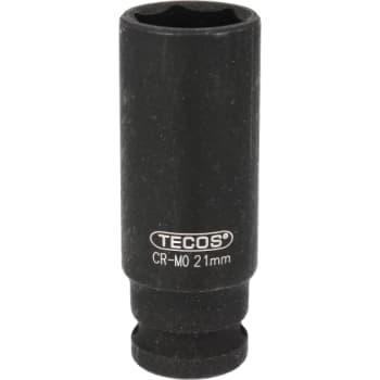 Tecos krafttop, 1/2", lang, 21 mm