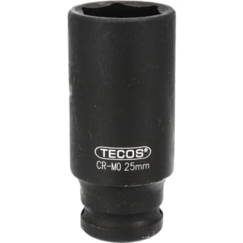Tecos krafttop, 1/2", lang, 25 mm
