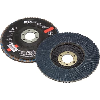 Lamelslibeskive, 125 mm K60