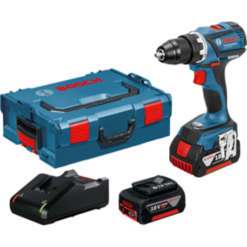 Bosch bore-/skruemaskine GSR 18V-EC, 2 x 18 V/5,0 Ah