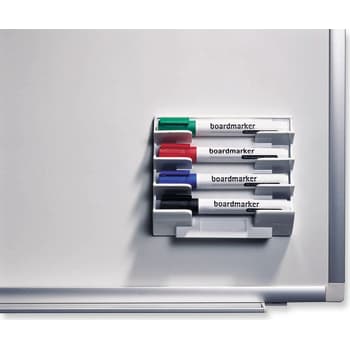 Legamaster whiteboard penneholder, magnetisk, til 4 penne, hvid