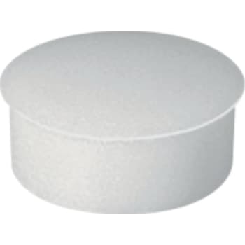 Lyreco magnet, hvid, Ø22 mm, 10 stk.