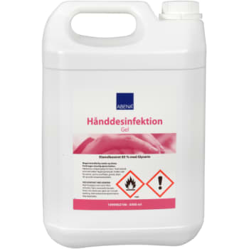 Abena hånddesinfektionsgel, 85% ethanol, 5 l