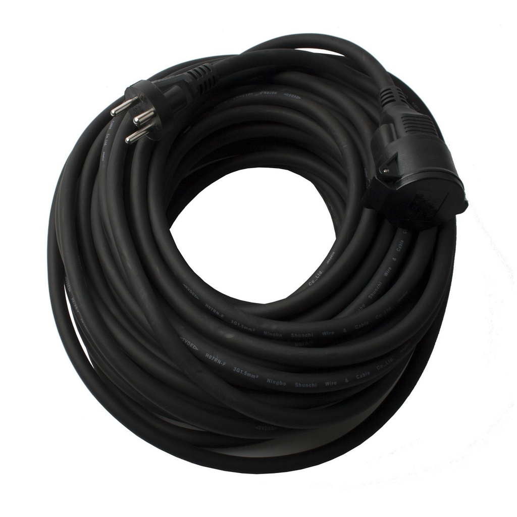 Forlængerledning 3G1,5 H07RN-F 10 m