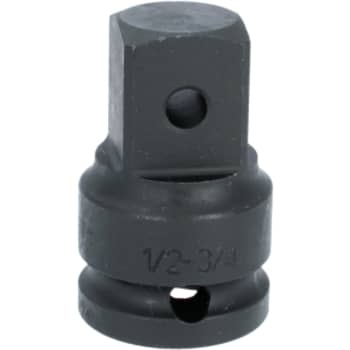 Tecos adaptor til krafttop, indv. 1/2" x udv. 3/4", med pinhul