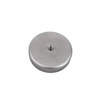 Ferrit pottemagnet Ø80 x 18 mm, M8 gevindhul