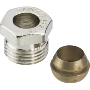 Klemringsfitting 1/2" x 12 mm kobber/stålrør