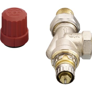 Ventilhus 1/2" RA-N omvendt vinkelløbende