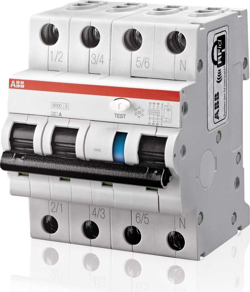 Kombirelæ C 16/0,03 6kA DS203NC C16 A30